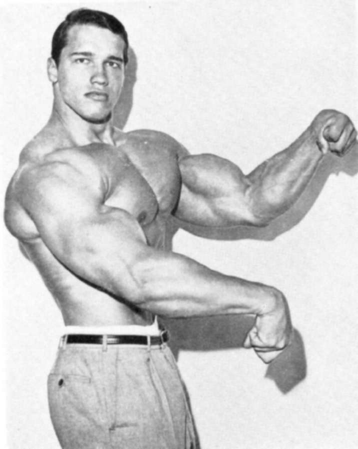 Arnold Schwarzenegger looks hot