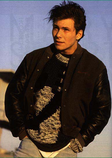 Christian Slater posing sexy