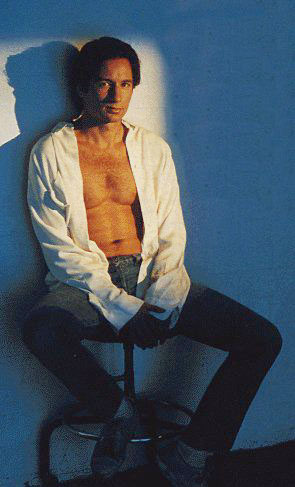 David Duchovny posing hot