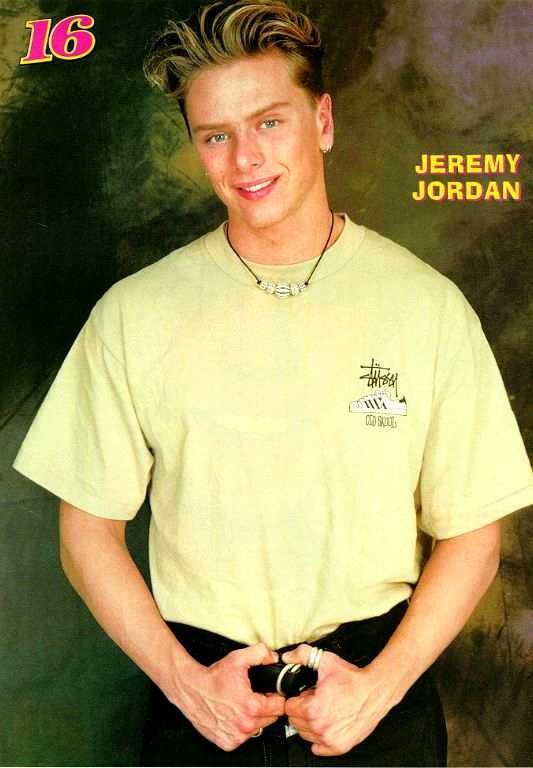 Sexy Jeremy Jordan posing hot