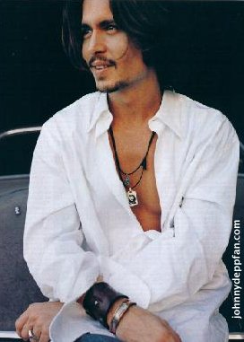 Johnny Depp looks sexy
