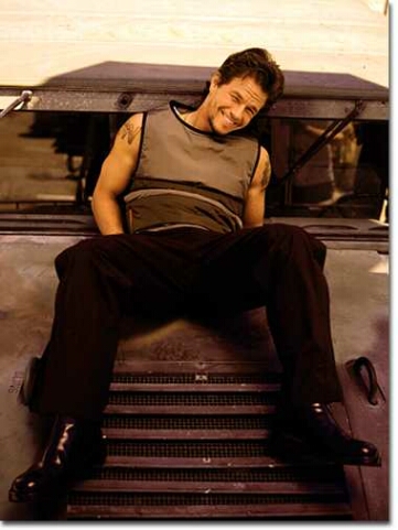 Mark Wahlberg posing hot