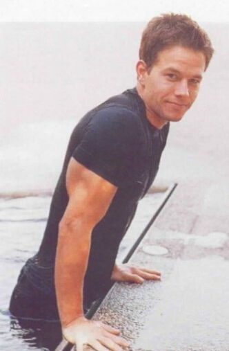 Mark Wahlberg posing sexy