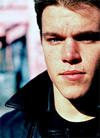 Matt Damon posing hot