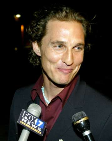Matthew McConaughey posing sexy