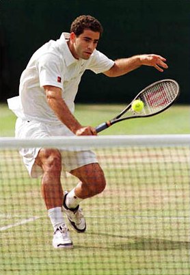 Pete Sampras looks sexy playing tennis 