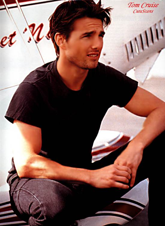 Tom Cruise posing hot