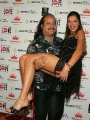 Adrianne Curry with fat guy