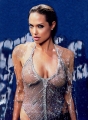 Angelina Jolie all wet wearing swimming suite