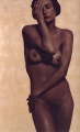 Demi Moore posing naked