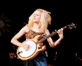 One of Dixie Chicks playing Banjo