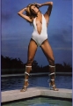 Eva Mendes posing in sexi swimming suite