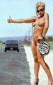 Naked Jaime Pressly as a hitchhiker