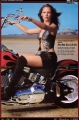 Jennifer Garner posing on Harley Davidson