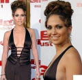 Jennifer Lopez in sexy black dress