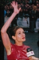 Unshaved Julia Roberts in red dress 