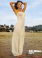 Kylie Minogue wearing transparent dress