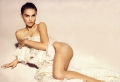 Natalie Portman posing nude covered with fur
