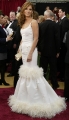 Sandra Bullock wearing beautiful white dress