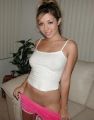 Ronni Tuscadero is pulling off her panties