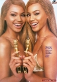 Beyonce Knowles with Golden Gun