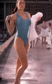 Denise Richards in wet transparent swimming suite