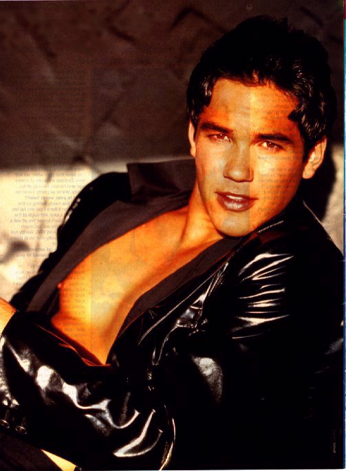 Dean Cain posing sexy.