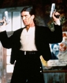 Antonio Banderas with a guns