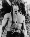 Shirtless Rambo Sylvester Stallone looks hot