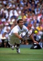 Pete Sampras playing tennis