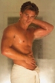 Hot Steve Burton posing shirtless 