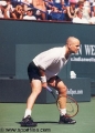 Andre Agassi playing