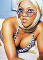 Lil Kim wearing sexy bikini