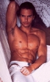 Marcus Schenkenberg posing shirtless