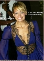 Nicole Richie wearing hot dress with plunging neckline