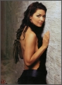 Shania Twain posing topless