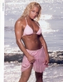 Trish Stratus wearing sexy swimsuit