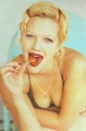 Drew Barrymore is licking lolipop