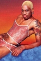 Dennis Rodman posing sexy