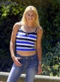 Anna Kournikova in blue shimmy