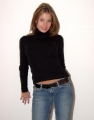 Nikki Nevada in black blouse