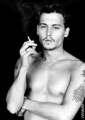 Shirtless Johnny Depp looks hot