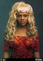 Lil Kim posing in hot transparent dress