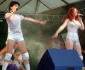 TATU wearing wet hot blouses singing on concert