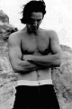 Keanu Reeves posing sexy 