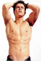 Hot Mark Wahlberg posing shirtless