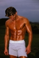 Shirtless Steve Burton looks hot