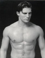 Shirtless Steve Burton posing hot