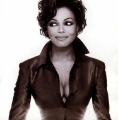 Janet Jackson wearing sexy jacket